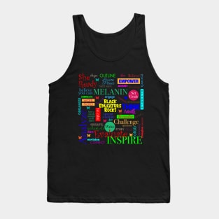 Black Educators Rock African American Teacher / Educator Pattern Tank Top